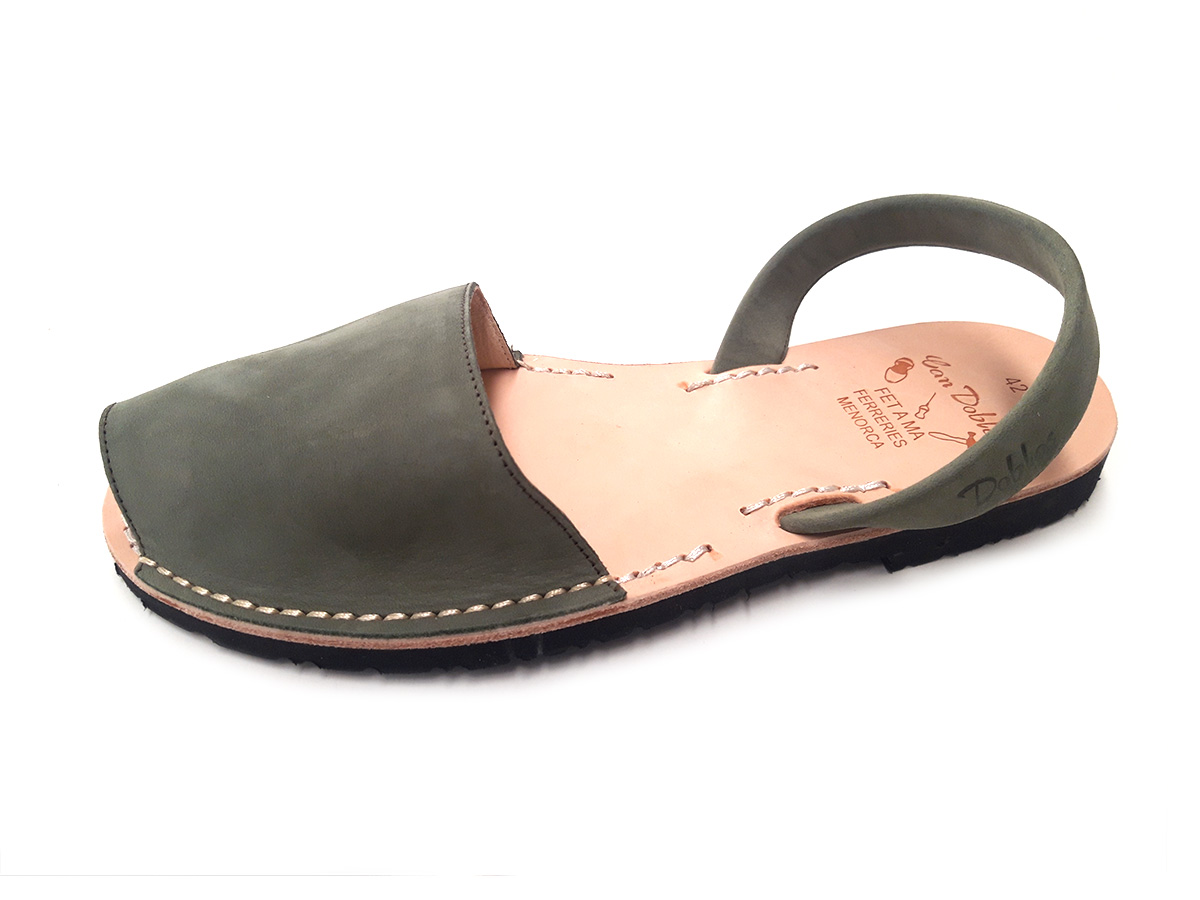 Photo of Ecologic sandals, light rubber floor  / Khaki Nubuk