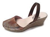 Photo of Wedge esparto sandals Model Ana 7cm / By hand 1