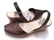 Photo of Wedge esparto sandals Model Ana 7cm / Copper 2