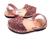 Photo of Ecologic sandals, light rubber floor  / Pink Glitter  2