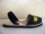Photo of Hand-painted sandals / Marino Nubuck