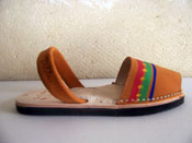 Photo of Hand-painted sandals / Earth