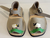 Photo of Friar painted sandals / Grey 2